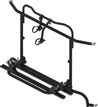 Porte-vélos pour fixation sur charnière, Renault Master à partir de 2010 vélos, noir – Image 2