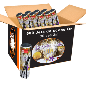 Jet de scène intérieur & extérieur OR 30 sec 3m au carton de 500