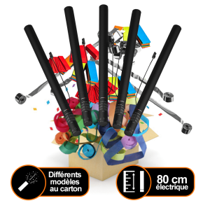 Canon à confettis Électrique 80 cm au carton